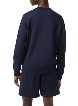 Sweat Lacoste Degradé Azul Marinho para Homem