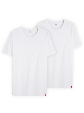 T-Shirt Levis 2 Pack Crewneck Branco Homem