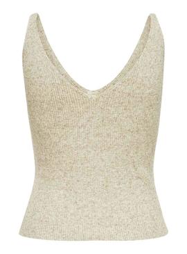 T-Shirt Only Lina Beige para Mulher