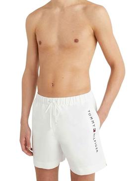 Swimsuit Tommy Hilfiger Logo Branco para Homem