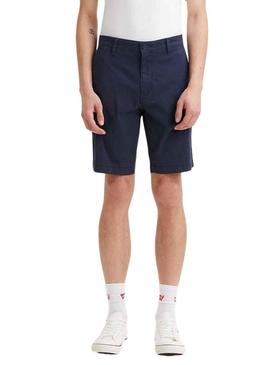 Bermudas Levis Chino Short Azul Marinho para Homem