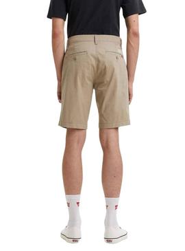 Bermudas Levis Chino Short Bege para Homem