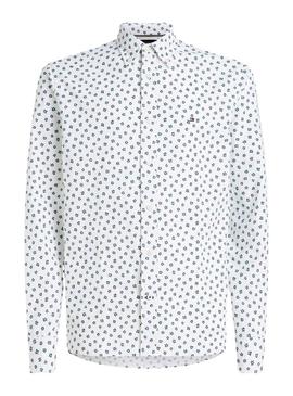 Camisa Tommy Jeans Flower Branco e Verde