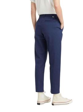 Calças Levis Essential Chino Azul Marinho para Mulher