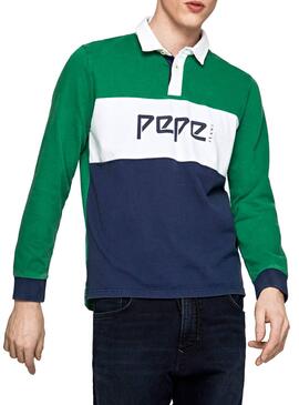 Polo Pepe Jeans Feildding Verde Homem