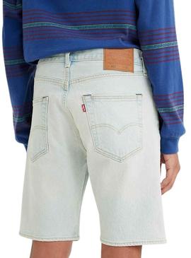 Bermudas Levis 501 Original Azul Claro para Homem