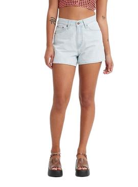 Shorts Levis 80S Mom Azul para Mulher