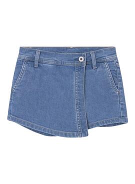 Shorts Pepe Jeans Tammy Jr Azul para Menina