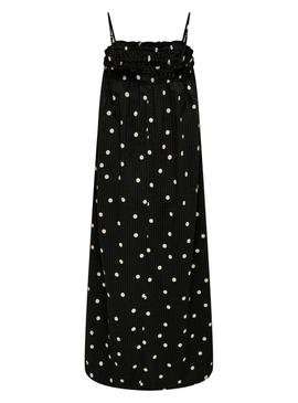 Vestido Only Mia Dots Preto para Mulher