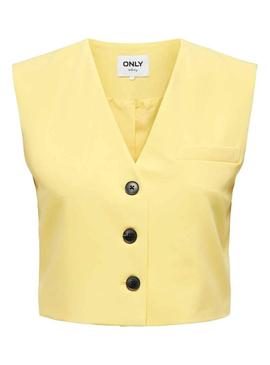 Colete Only Abba Amarelo para Mulher