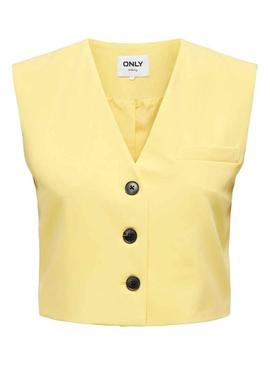 Colete Only Abba Amarelo para Mulher