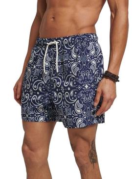 Swimsuit Supedry Studio Azul Marinho para Homem