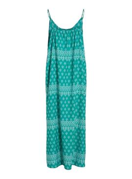 Vestido Vila Atnia Turquoise para Mulher