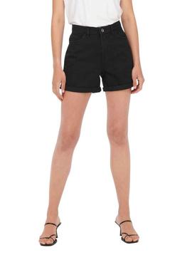 Short Only Vega Mom Preto para Mulher