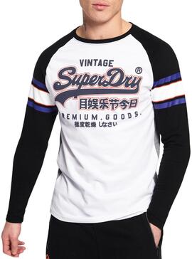 T-Shirt Superdry Premium Goods Branco Homem