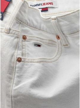 Saia Tommy Hilfiger Izzie Mini Branco para Mulher