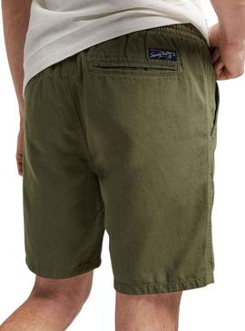 Bermudas Superdry Overdyed Verde para Homem