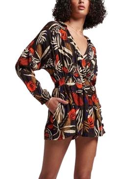 Vestido Superdry Beach Preto para Mulher