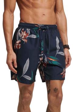 Swimsuit Superdry Vintage Azul Marinho para Homem