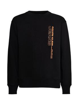 Sweat Calvin Klein Outline Preto para Homem