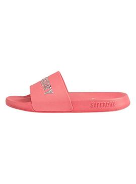 Flip flops Superdry Code Logo Rosa para Mulher