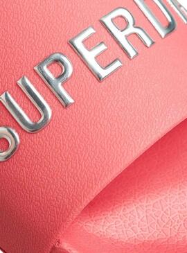Flip flops Superdry Code Logo Rosa para Mulher