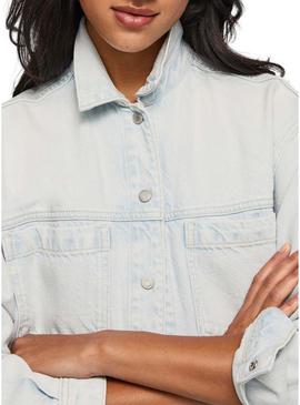 Overshirt Pepe Jeans River Azul para Mulher