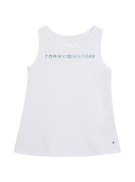 T-Shirt Tommy Hilfiger Tanktop Branco para Menino