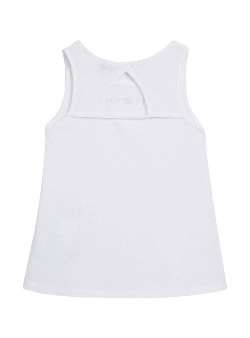T-Shirt Tommy Hilfiger Tanktop Branco para Menino