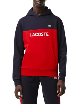 Sweat Lacoste Classic Fit Vermelho para Homem