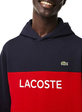 Sweat Lacoste Classic Fit Vermelho para Homem