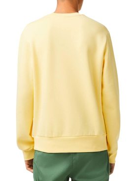 Sweat Lacoste Basic Amarelo para Homem