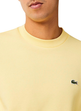 Sweat Lacoste Basic Amarelo para Homem