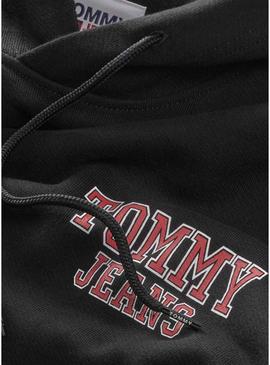 Sweat Tommy Jeans Reg Entry Preto para Homem