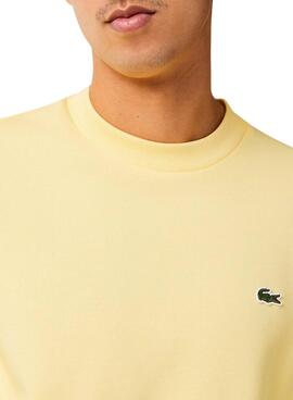 Sweat Lacoste Basic Amarelo para Homem