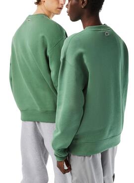 Sweat Lacoste Croco Verde para Homem