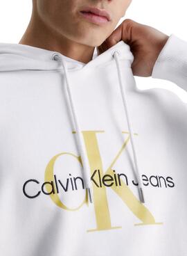 Sweat Calvin Klein Seasonal Branco para Homem