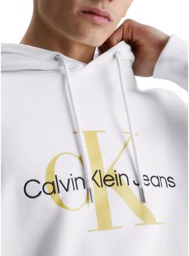 Sweat Calvin Klein Seasonal Branco para Homem