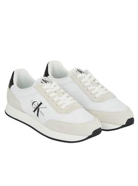 Sapatilhas Calvin Klein Retro Runner Branco Homem