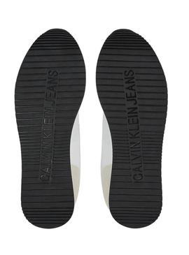 Sapatilhas Calvin Klein Retro Runner Branco Homem