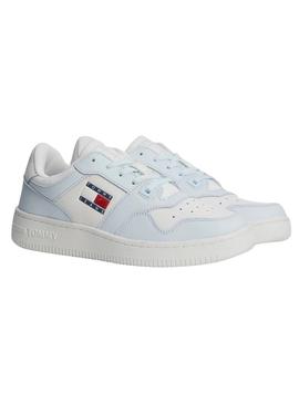 Sapatilhas Tommy Jeans Retro Branco para Mulher