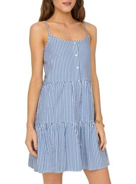 Vestido Only Emily Strap Azul para Mulher