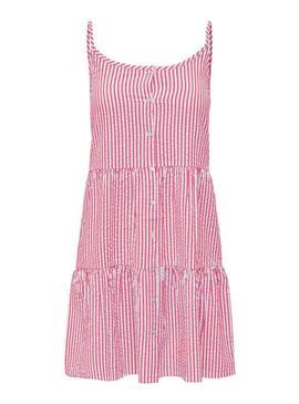 Vestido Only Emily Strap Rosa para Mulher