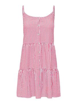 Vestido Only Emily Strap Rosa para Mulher