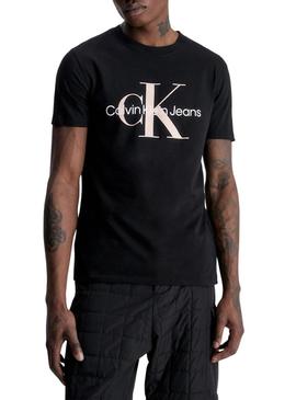 T-Shirt Calvin Klein Seasonal Preto para Homem