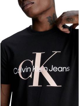 T-Shirt Calvin Klein Seasonal Preto para Homem
