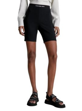 Shorts Calvin Klein Institutional Preto para Mulher