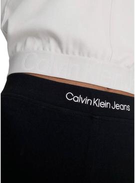 Shorts Calvin Klein Institutional Preto para Mulher