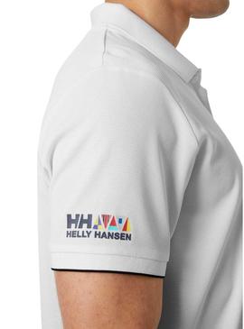 Polo Helly Hansen Ocean Branco para Homem