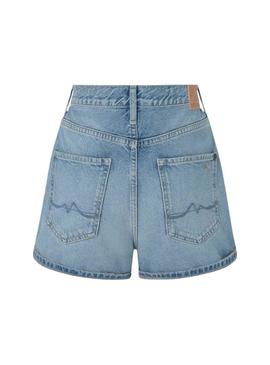 Shorts Pepe Jeans Rachel Azul para Mulher